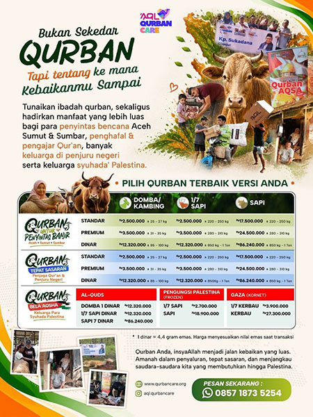 The Power of Sharing: Mengikat Persaudaraan Lewat Hadiyyah Daging Qurban iklanaqlterbaru.jpg