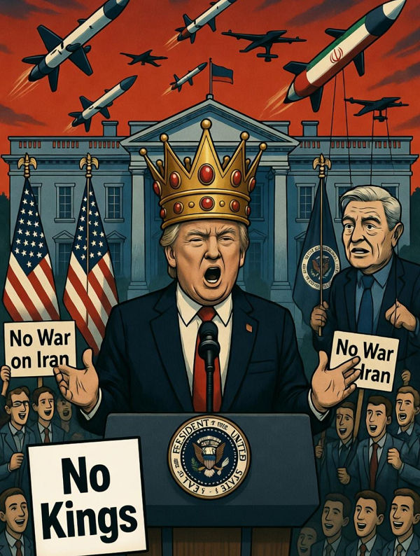 No Kings, Meledak di Amerika: Rakyat AS Tolak Perang Iran no_king.png