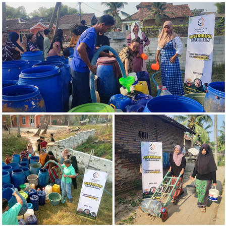 LAZNAS Al-Washliyah Banten Distribusikan Air Bersih washliyah1.png