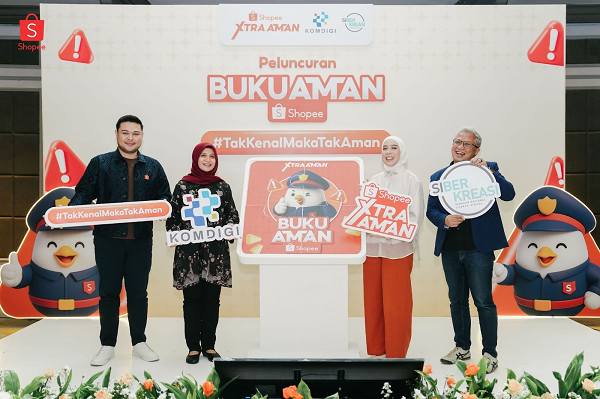 Lawan Penipuan Online, Shopee, Komdigi, dan SIBERKREASI Luncurkan Buku Antisipasi Modus Penipuan