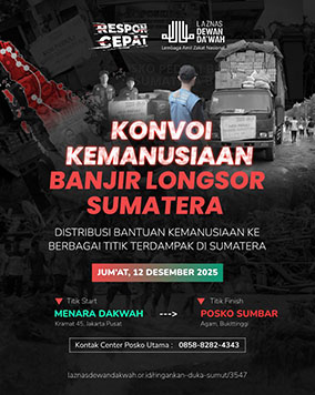 Laznas Dewan Dawah Siapkan Konvoi Kemanusiaan 