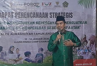 Buka Raker Laznas Alziz, Mashyhuril: Guru Al Washliyah Tidak Pernah Mengeluh