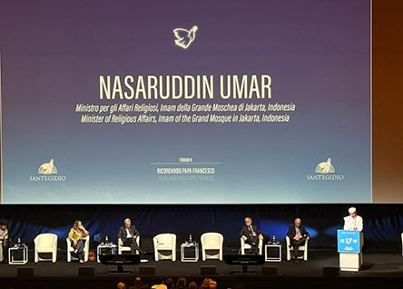 Di Vatikan Menag Kenang Persahabatannya dengan Paus Fransiskus