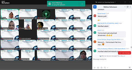 Webinar PTGMI Membludak, Peserta Melebihi Kuota