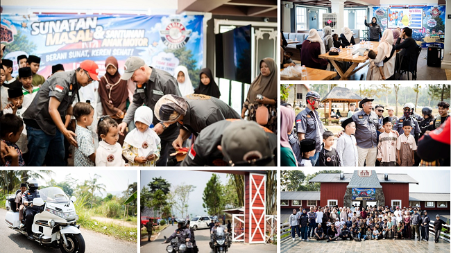 Dari Jalanan Menuju Kebaikan, Anak Motor Rangkul Anak-Anak dalam Aksi Sosial