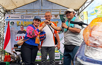 KAHMI Jaya Gelar Jalan Sehat dan Senam Fun Aerobic 